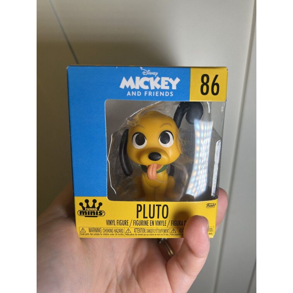 Funko Minis Disney Mickey And Friends Pluto 86 Vinyl Figure Collectible NIB